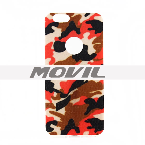 NP-2363 Color del camuflaje de TPU para iPhone 6-7